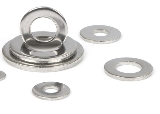 M3-M64 Mesin cuci plat logam berlapis seng DIN125A / DIN9021 / USS/SAE OEM