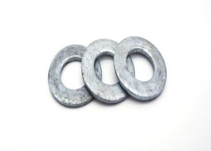 M3-M64 Mesin cuci plat logam berlapis seng DIN125A / DIN9021 / USS/SAE OEM