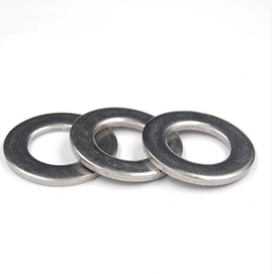 M3-M64 Mesin cuci plat logam berlapis seng DIN125A / DIN9021 / USS/SAE OEM