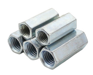 Zinc Planted Din 6334 M12 M16 Hex Head Nuts Carbon Steel Standar ISO CE