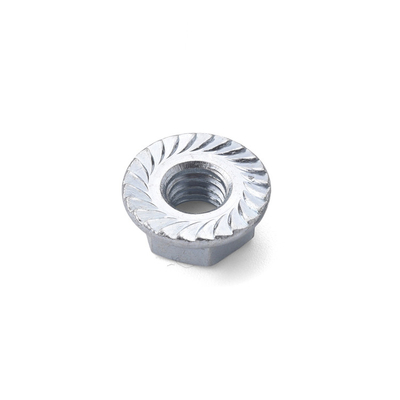 Sesuaikan Baja Karbon Hex Head Flange Nut Standar DIN6923