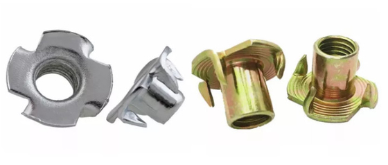 Kelas 4.8 8.8 Hex Head Nuts M5 -M20 Carbon Steel Zinc Plated Four Jaw