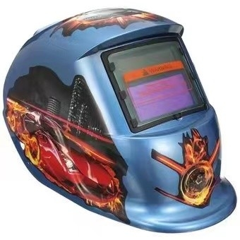 Warna Merah Odm Helm Pengelasan Self Darkening Pp Material