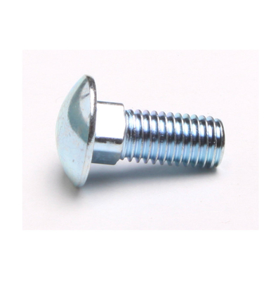 Din 603 Zinc Plated Carriage Bolts Baja Karbon Full Thread Kelas 4.8 Pengikat