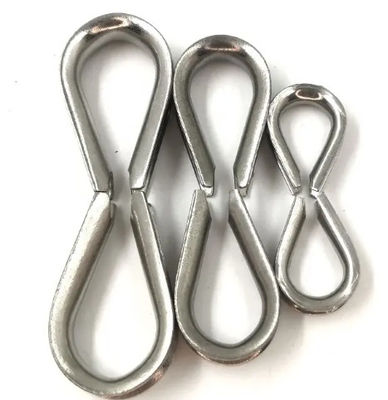 Rigging Marinir Kelas stainless steel Wire Rope Thumb European Commercial M8 Jenis