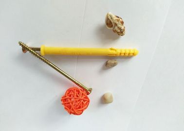 Botol Plastik Standar Anchor Baut / Nylon Wall Anchors For Construction