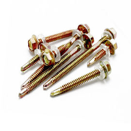 Tinggi kekuatan M3.5-M6.3 hexagonal bor ekor benang sekrup self-tapping
