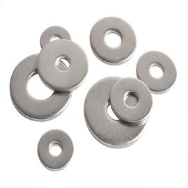 Galvanized Din 125 M20 Steel Flat Washers Bahan Karbon