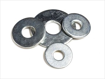 Galvanized Din 125 M20 Steel Flat Washers Bahan Karbon