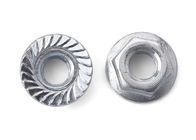 Flange-nut Menyesuaikan Carbon Steel Hex Head Nuts, Hexagon Coupling Nuts DIN Standard