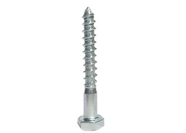 Hex Head Wood Screws Carbon Steel White Zinc Plated DIN571 M6-M12 untuk pengikat