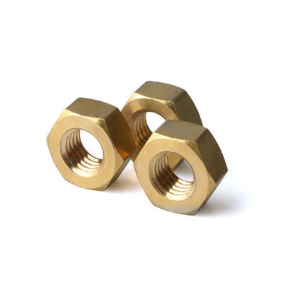 Pengencang Kuningan Tembaga Kuningan Din 934 Hex Head Nuts M10