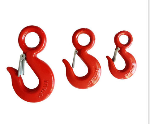 G80 Sling Hook Latch Kit Kekuatan Tinggi Baja Paduan Ditempa Keselamatan Dimuat Jenis Mata