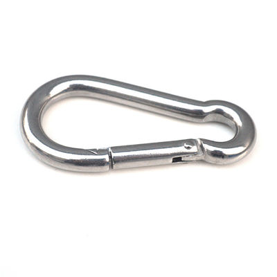 DIN 5299 spring snap hook carabiner baja karbon berlapis seng putih
