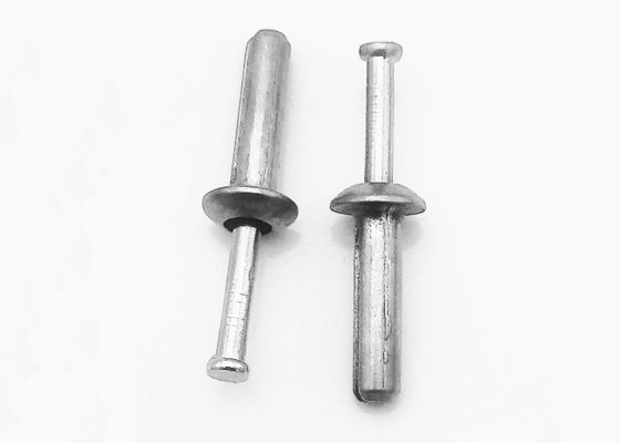 Warna Zinc Putih Bahan Aluminium Blind Rivets With Countersunk Head