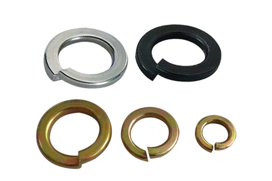 4.8 Kelas Din 127 Karbon Steel Spring Washer Putih Seng Panas Plating