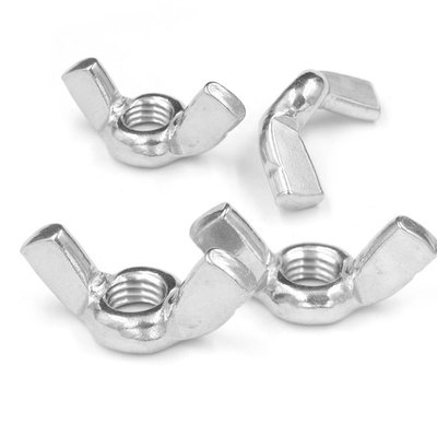 Grade 4.8 8.8 Wing Nut Din 315 Baja Karbon Berlapis Seng M8 Dikencangkan Tangan