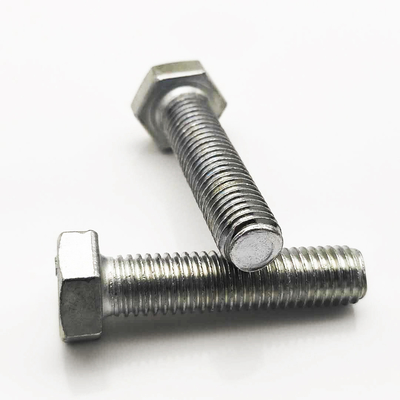 Baja Karbon Standar Full Threaded Hex Head Bolts Kelas 4.8/8.8/10.9