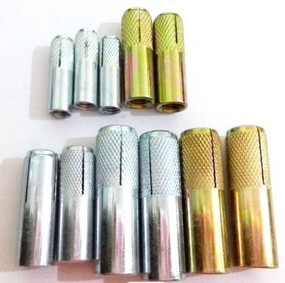 4.8 Kelas Drop In Anchor Fasteners Q195 Baja Karbon Kuning Dilapisi Seng