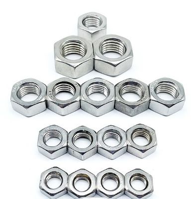 High Quality Hardware Fasteners Hex Head Nuts Of 4.8 Grade Dengan besi putih seng