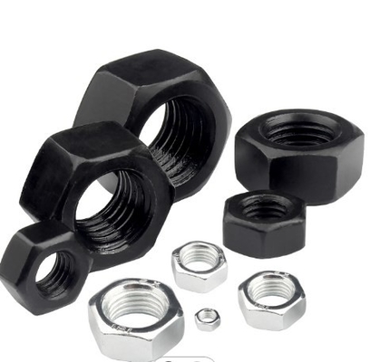 Seng Berlapis Din 934 Carbon Steel Hex Head Nuts Dari Bangunan Galvanis Kelas 4.8