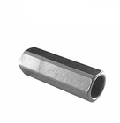 Pengikat Hex Long Nuts Carbon Steel White Zinc Plated Grade 4.8 Din 6334 M6