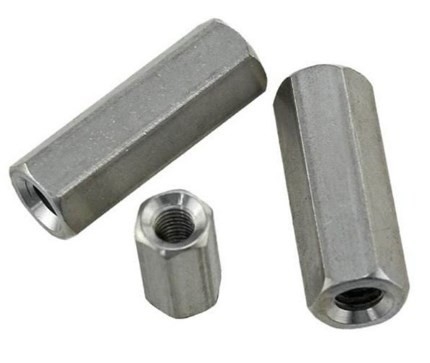 Zinc Planted Din 6334 M12 M16 Hex Head Nuts Carbon Steel Standar ISO CE