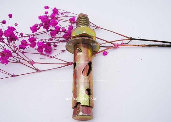Anti Skid Shark Fin Sleeve Anchor Baut Baut Ekspansi Dengan Hex Nut M8