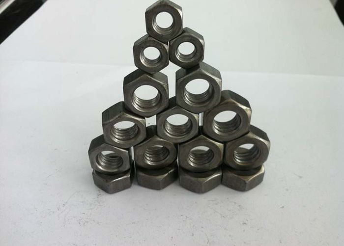 DIN934 Hex Head Carbon Steel Nuts / Hexagon Weld Nuts Untuk Kereta Api Berkecepatan Tinggi