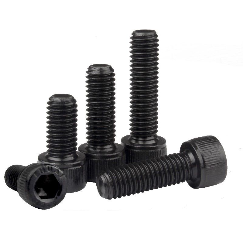 Full Thread Din 912 M8x50 Bolt Hex Socket Fasteners Carbon Steel Black Grade 4.8