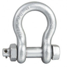 Hardware Laut 10MM Sekrup Pin Anchor Bow Bentuk D Rantai Steel Wire tali Angkat