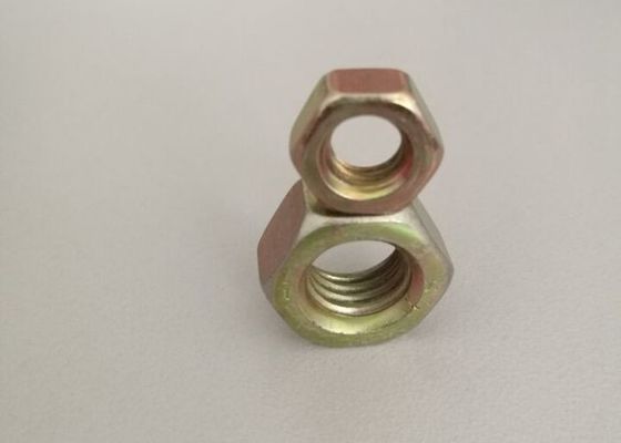 4.8 Grade Carbon Steel Material Hex Head Nuts M6 Dengan Warna Seng Kuning Untuk Kunci